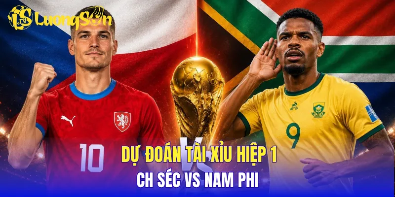 Dự đoán tài xỉu hiệp 1 CH Séc vs Nam Phi