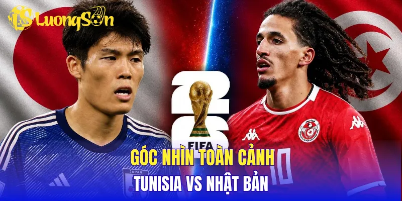 Góc nhìn toàn cảnh Tunisia vs Nhật Bản