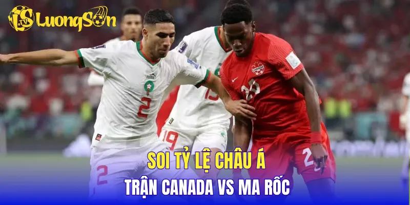 Soi tỷ lệ châu Á trận Canada vs Ma rốc